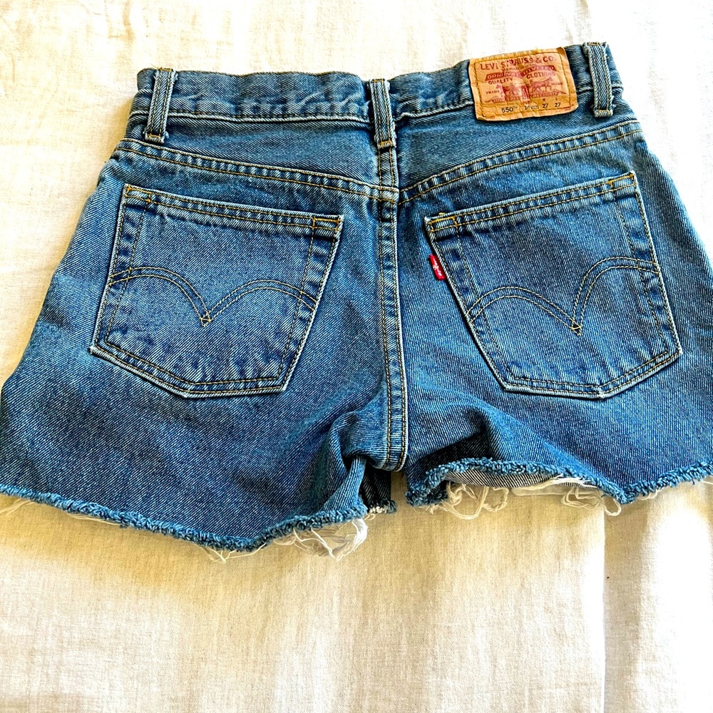 Vintage Levis cutoff zip fly x small